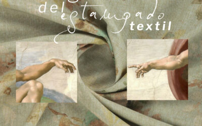 The origin of textile printing