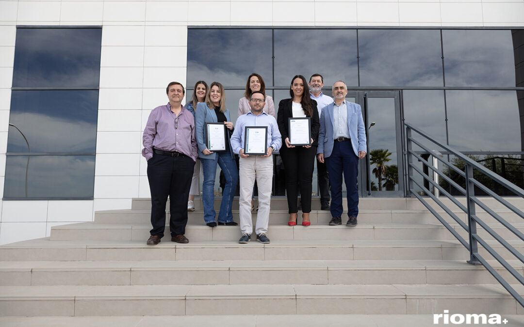 RIOMA SE CERTIFICA DE NUEVO BAJO LAS NORMAS ISO DE EQA