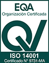 Certificate ISO 14001 rioma